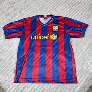 BARCELONA #10 MESSI OFFICIAL PRODUCT FOOTBALL‎ SHIRT SOCCER JERSEY ROGER'S sz L